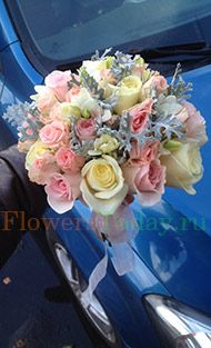 Свадебный букет из роз