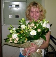 Эустома, кустовая роза, альстромерия