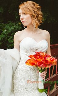 Букет невесты из калл