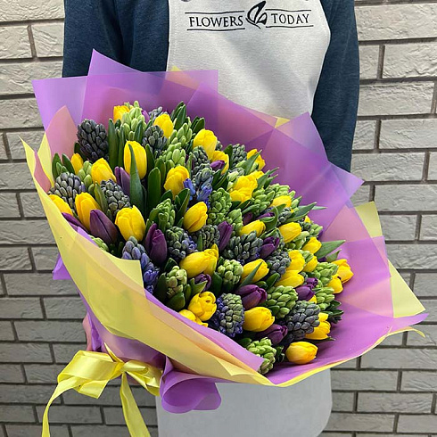 Гиацинты и тюльпаны