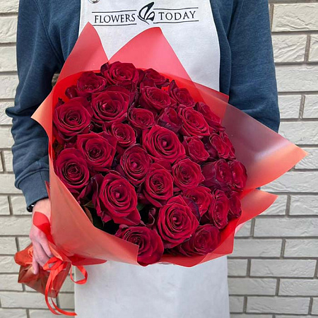 29 красных роз