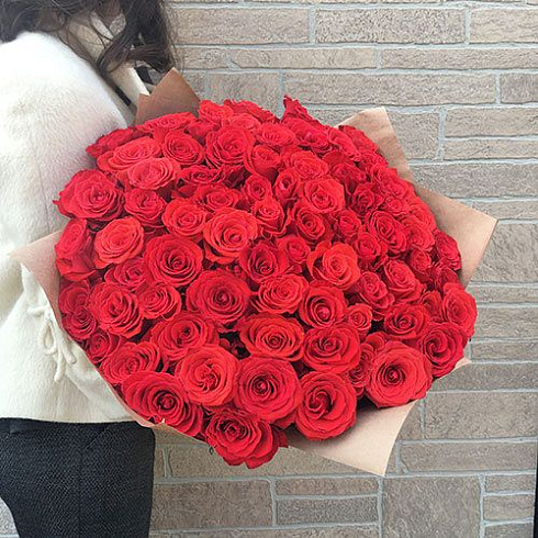 71 алая роза