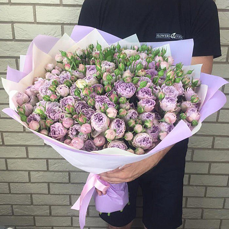 Пионовидные кустовые розы