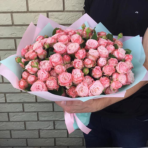 Кустовые пионовидные розы