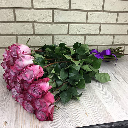 25 пурпурных роз