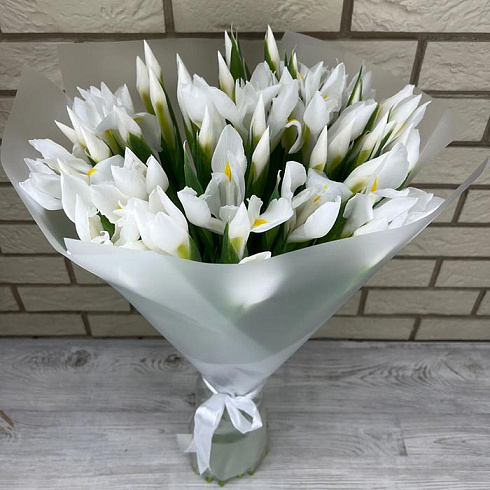 Белые ирисы