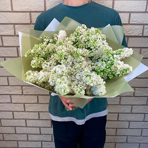 Букет белой сирени