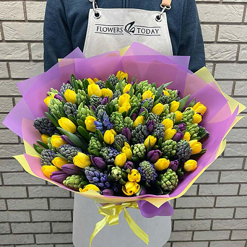 Гиацинты и тюльпаны