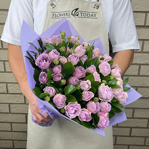 Пионовидные кустовые розы