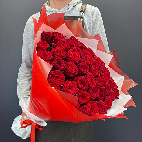 51 красная роза