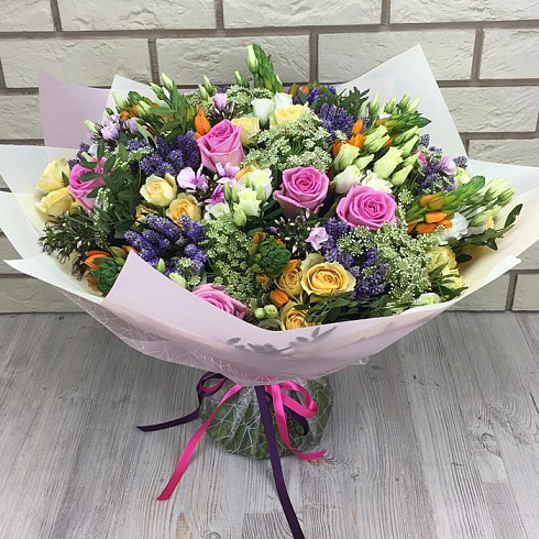 Летний букет из экзотики