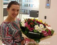 Букет экзотических цветов