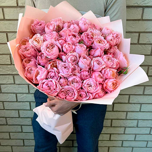 Пионовидные кустовые розы